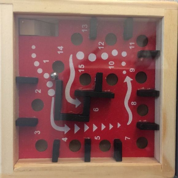 Mini Labyrinth Wood Maze - Picture 4 of 4